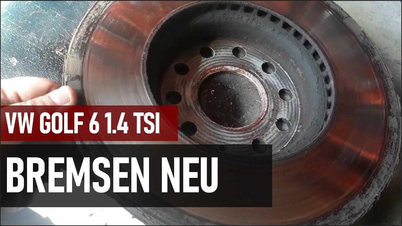 VW Golf 6 1.4 TSI - Neue Bremsen vorne #cars #tutorial #diy