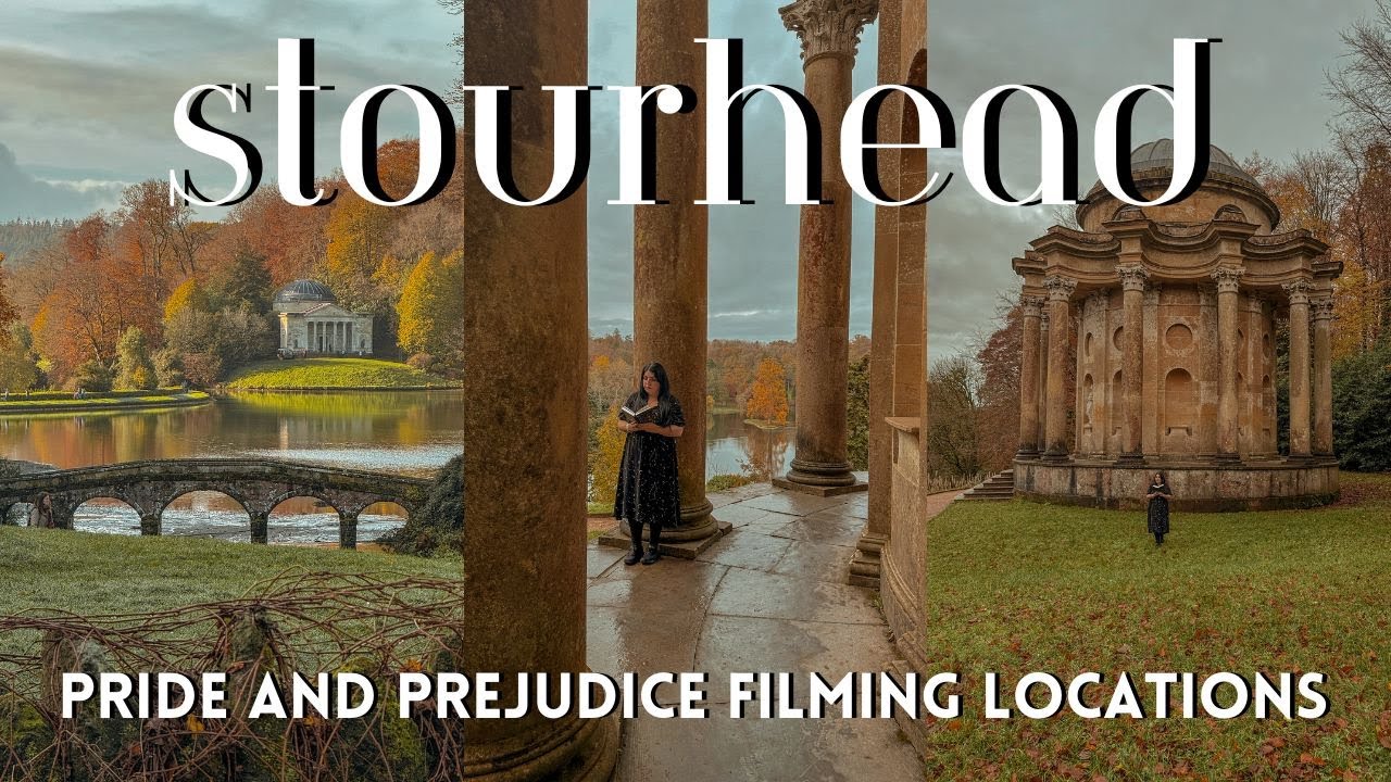 Stourhead Pride and Prejudice filming locations from THAT Mr Darcy proposal scene 🥹☔️