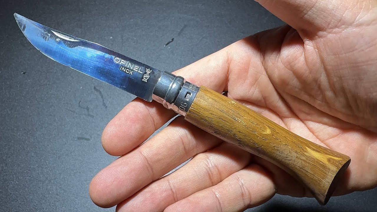 OPINEL NO.6 INOX OAK ยืม มีดพับด้ามโอ๊ค ใบสเตนเลสสตีล จากฝรั่งเศส