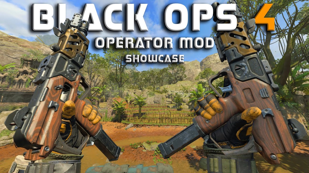 CALL OF DUTY: BLACK OPS 4 : WEAPON WITH OPERATOR MOD SHOWCASE 4K