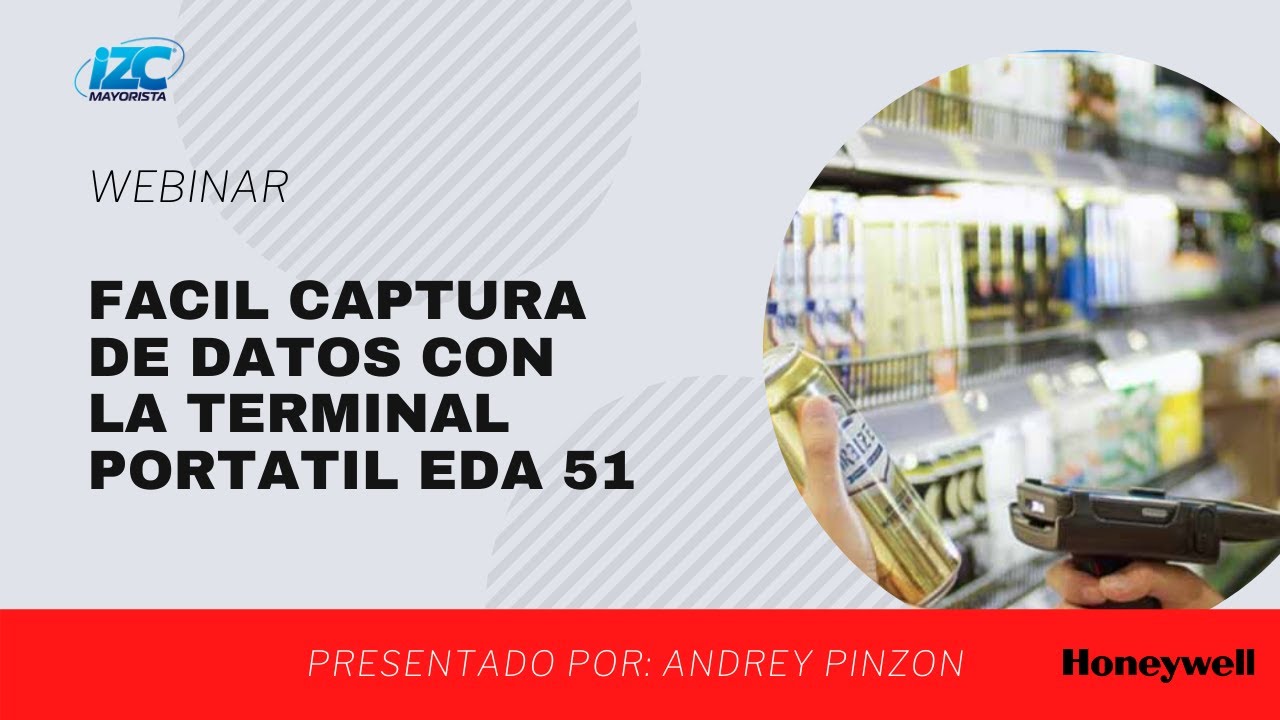 Fácil captura de datos con la terminal portátil EDA 51