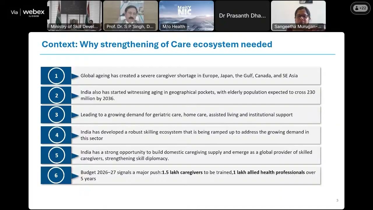 Breakout Session: Train 1.5 lakh caregivers
