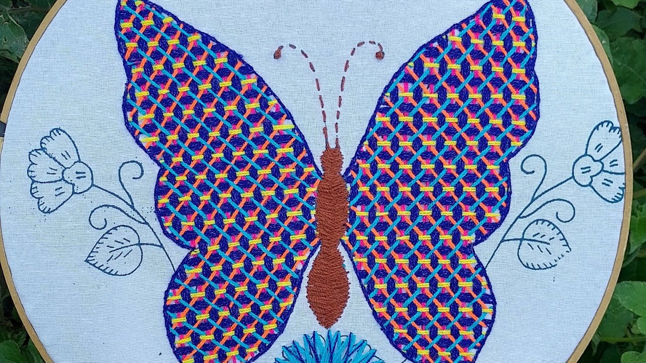 mariposa 🦋#2#bordandopasoapasoconAnayeli