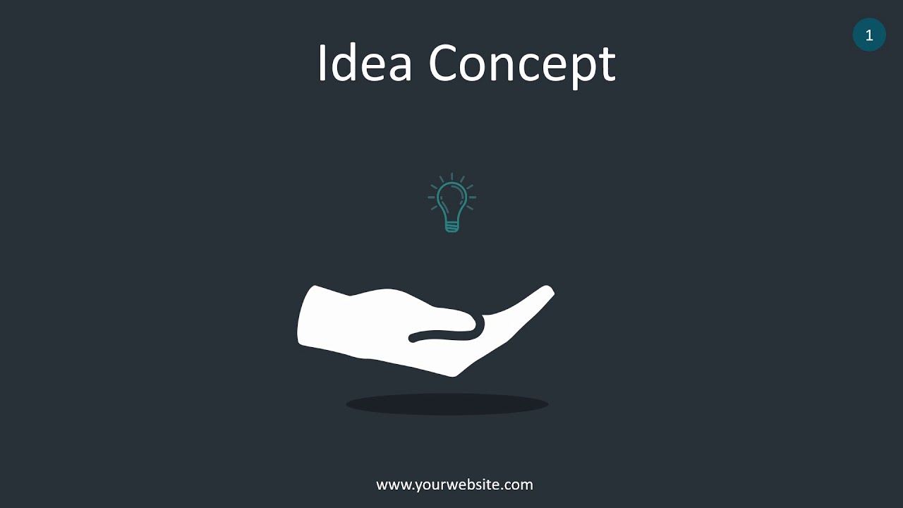 Idea Concept Infographic - Animated PowerPoint Template