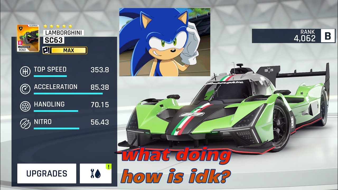 Asphalt Legends / uhh (LAMBORGHINI SC63) really do don't know.