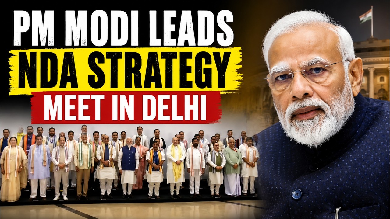 PM Modi Attends NDA Conclave In New Delhi, Charts Alliance Roadmap