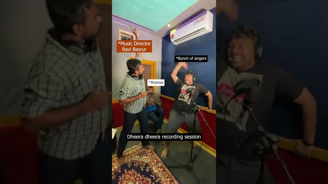 Dheera Dheera Recording Session Be Like | KGF | Yash