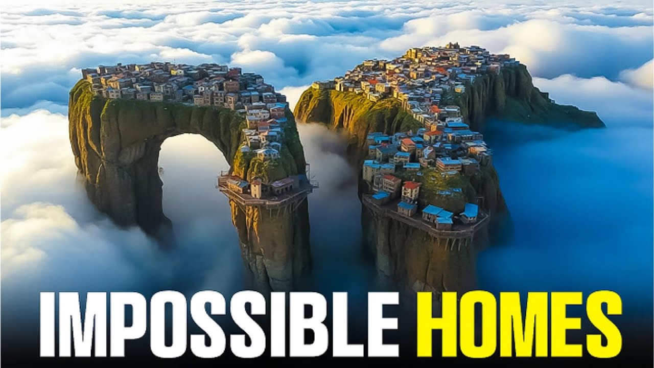 LUXURY HOMES BUILT IN PLACES HUMANS WHERE NEVER MEANT TO LIVE
