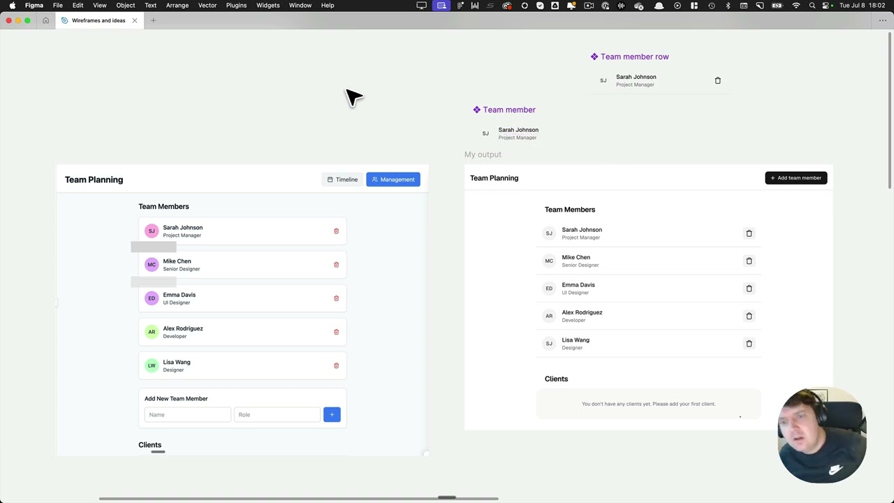 The Obra shadcn/ui kit in practice: making a start in our planner project