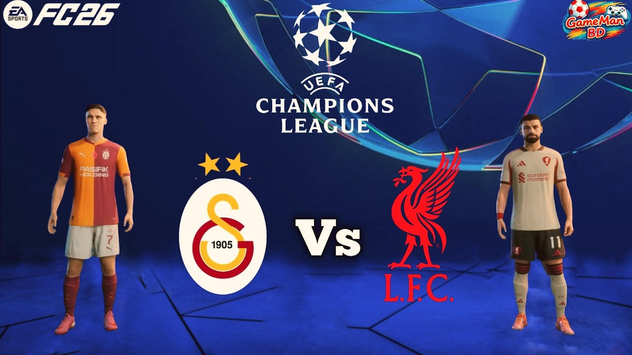 FC 26 - Galatasaray vs Liverpool / UEFA Champions League 25/26.Full Match,Gameplay
