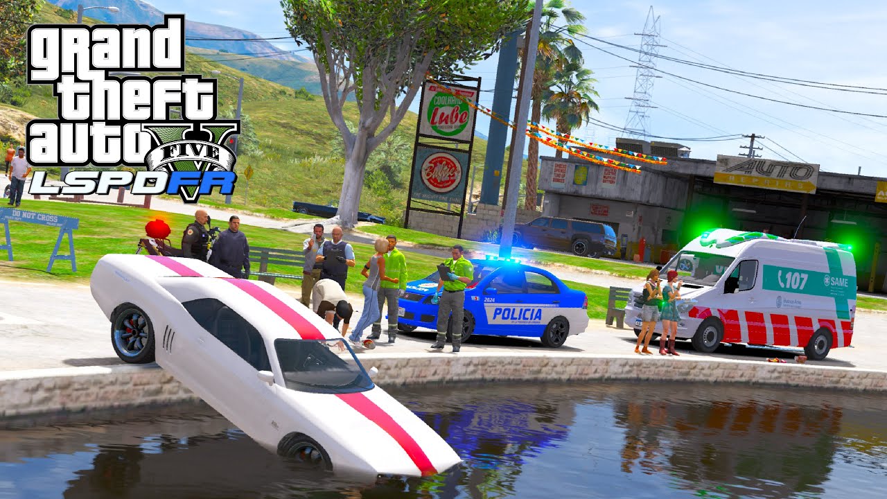 ACCIDENTE en el LAGO  | (LSPDFR #991)