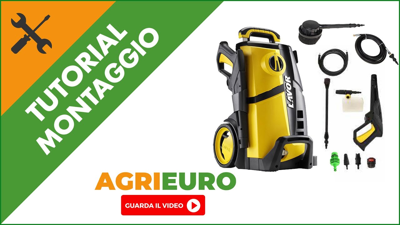 Idropulitrice ad acqua fredda Lavor LVR3 140 Special Edition: vediamo come montare il prodotto