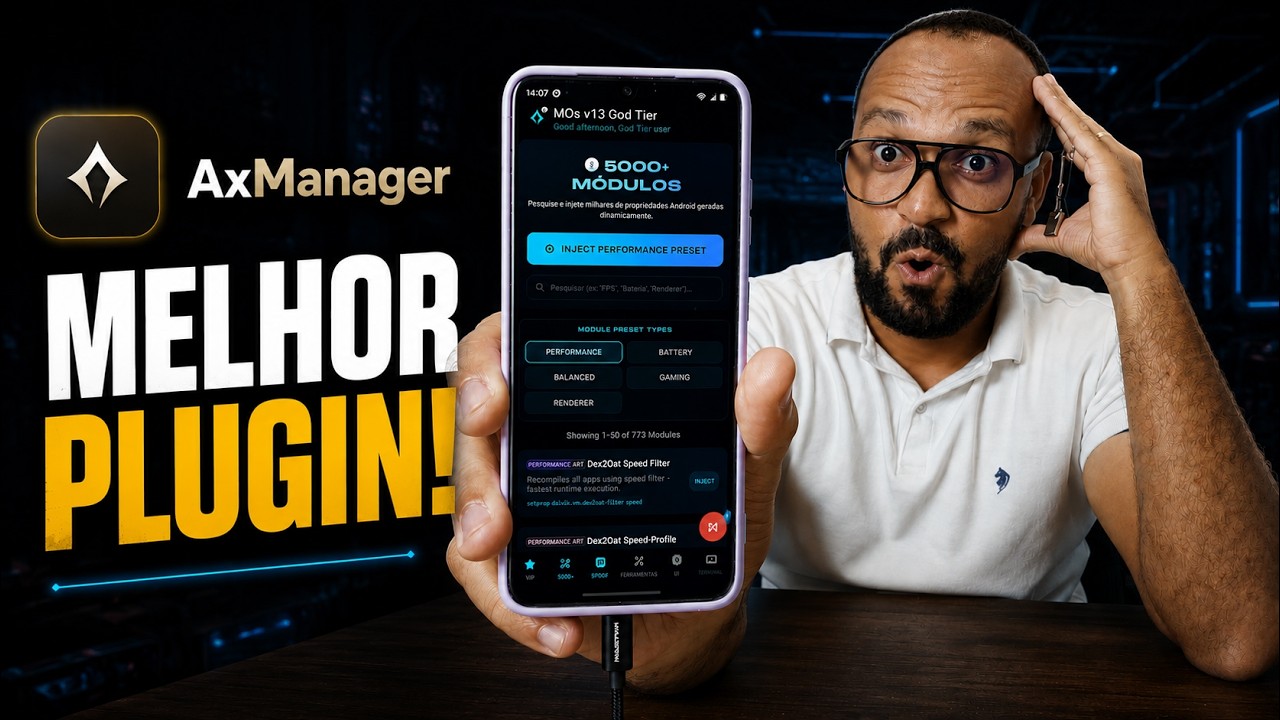 🔥MEU ANDROID FICOU MUITO MAIS FLUIDO COM ISSO! (AXMANAGER)