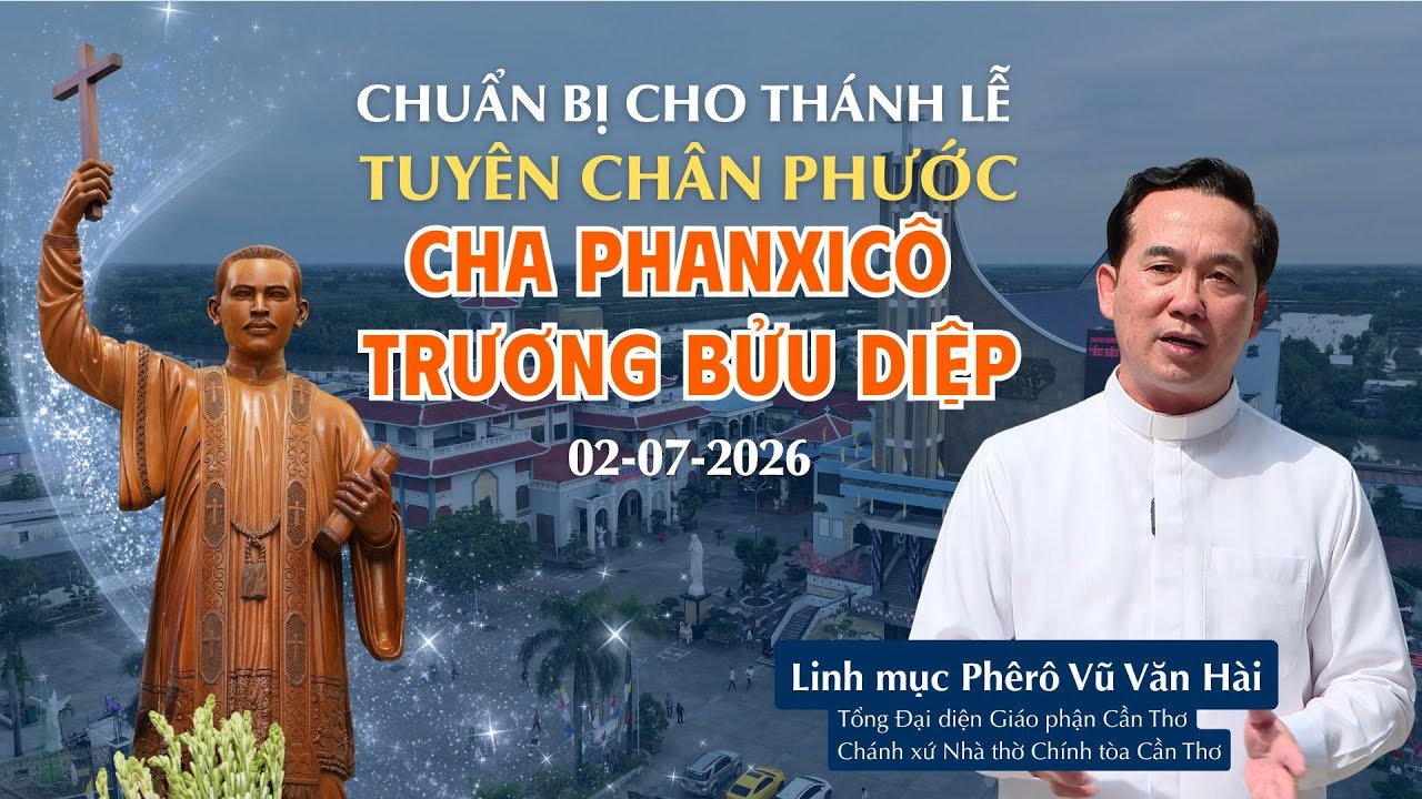 Chuẩn bị cho Thánh lễ tuyên chân phước Cha Phanxicô Trương Bửu Diệp