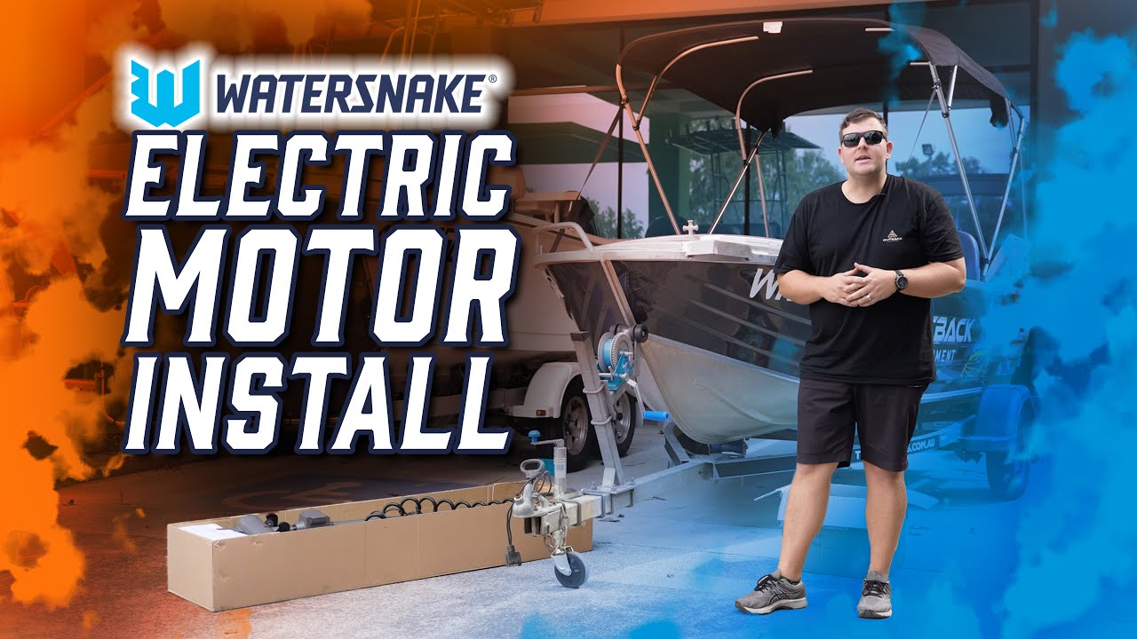 WaterSnake Electric Motor Install | TINNY BUILD SERIES EP17