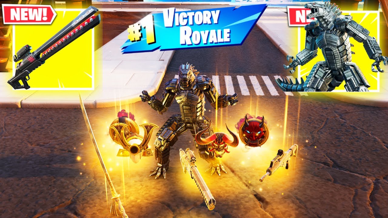 MECHAGODZILLA vs 3 NEW MEDALLIONS & MYTHIC’S CHALLENGE (NEW! Fortnite Chapter 6 Season 1)