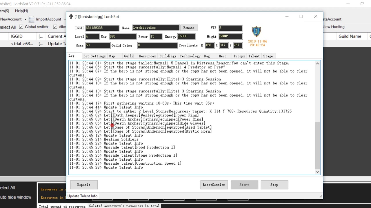 Genuine software LordsBot | High-Tech Bot For Lords Mobile with EXcellent Performance