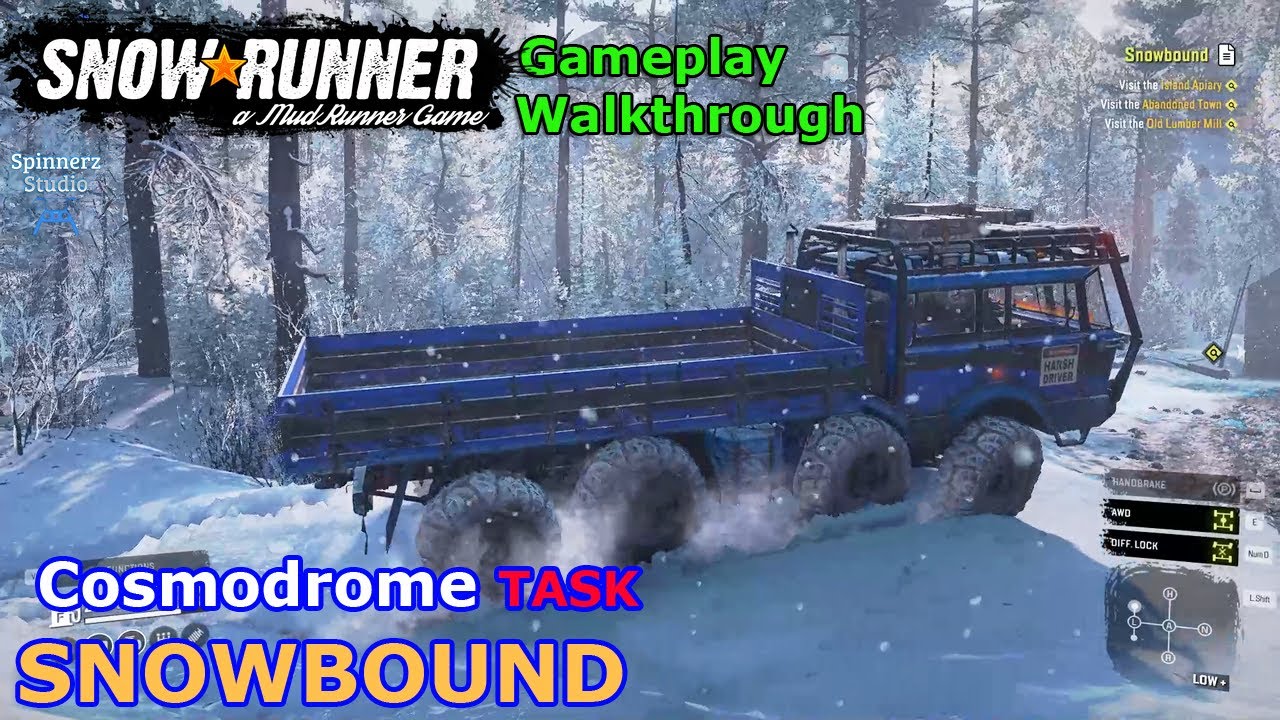 SnowRunner - Snowbound | Cosmodrome Task - Amur, Russia | Phase 4