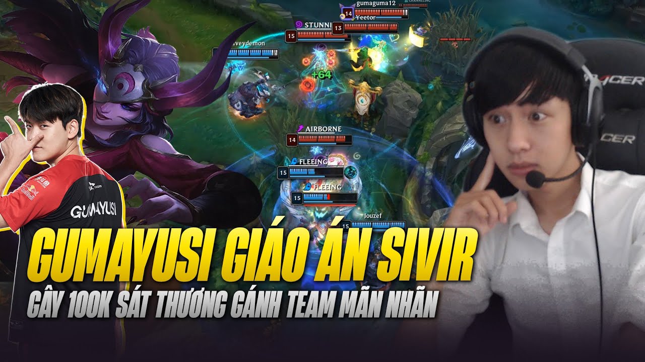 GUMAYUSI VÀ GIÁO ÁN SIVIR GÂY 100K SÁT THƯƠNG GÁNH TEAM MÃN NHÃN TẠI RANK BẮC MỸ