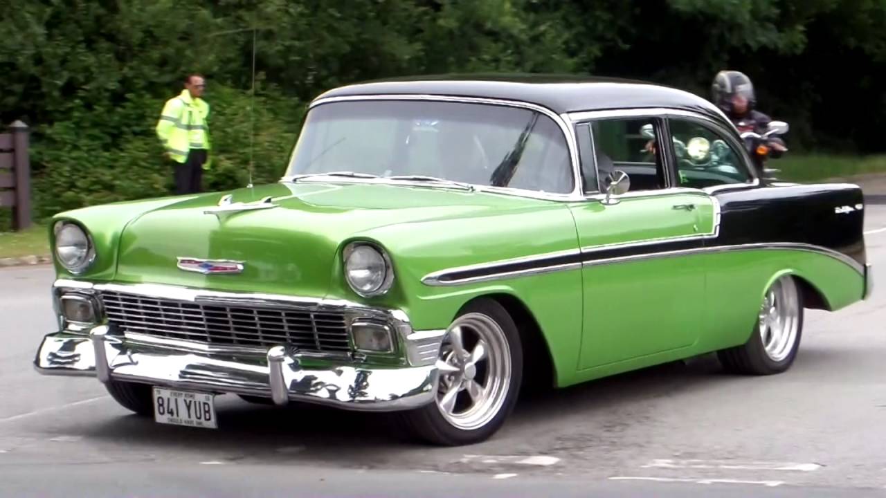 Hot Rods & Custom Cars leaving beaulieu 2016