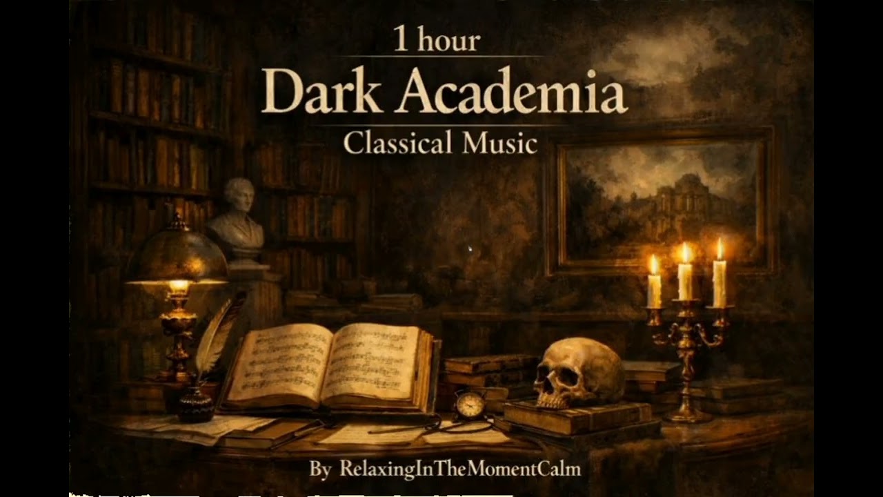 1 Hour Classical Dark Acedemia • Study • Focus • Background Music