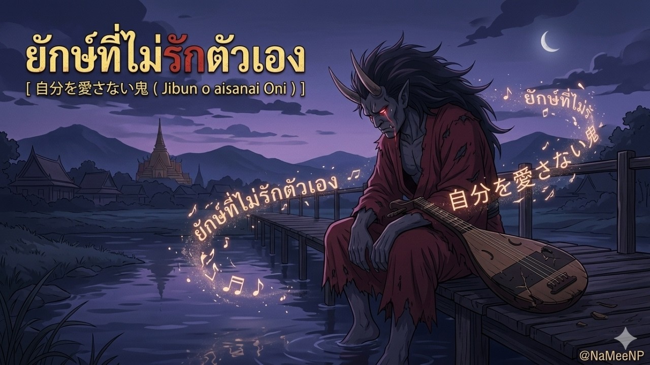 ยักษ์ที่ไม่รักตัวเอง - NaMee NP  [ 自分を愛さない鬼 ( Jibun o aisanai Oni ) ]