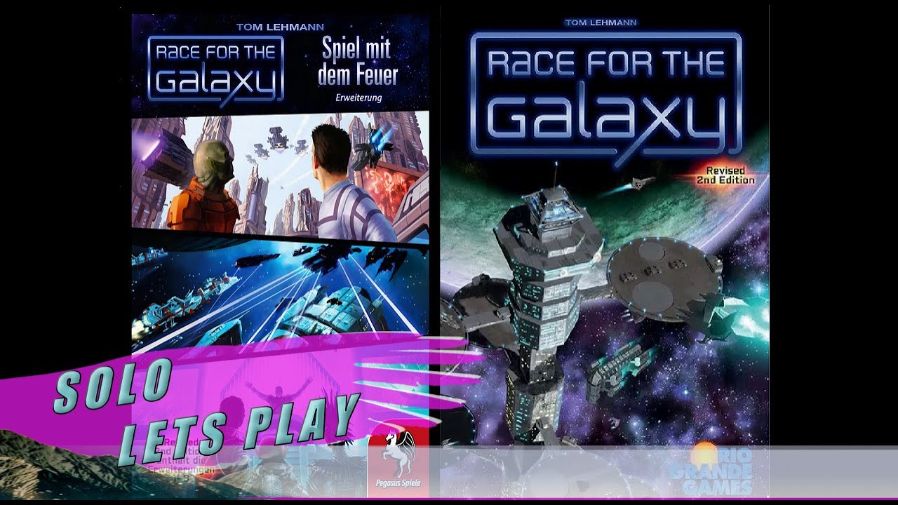 Race for the Galaxy - Solo Play - Mit Erweiterungen.