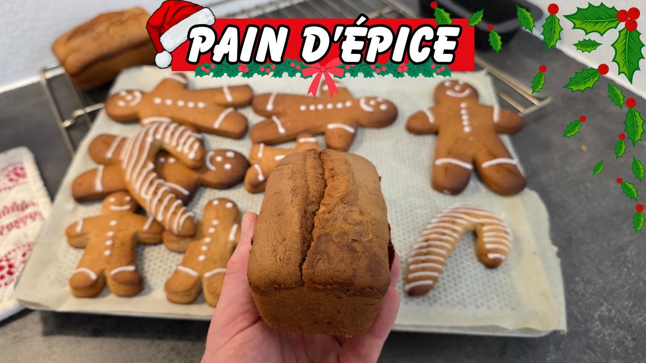 La recette du PAIN D'ÉPICE pour NOËL (CAKE et BISCUIT)