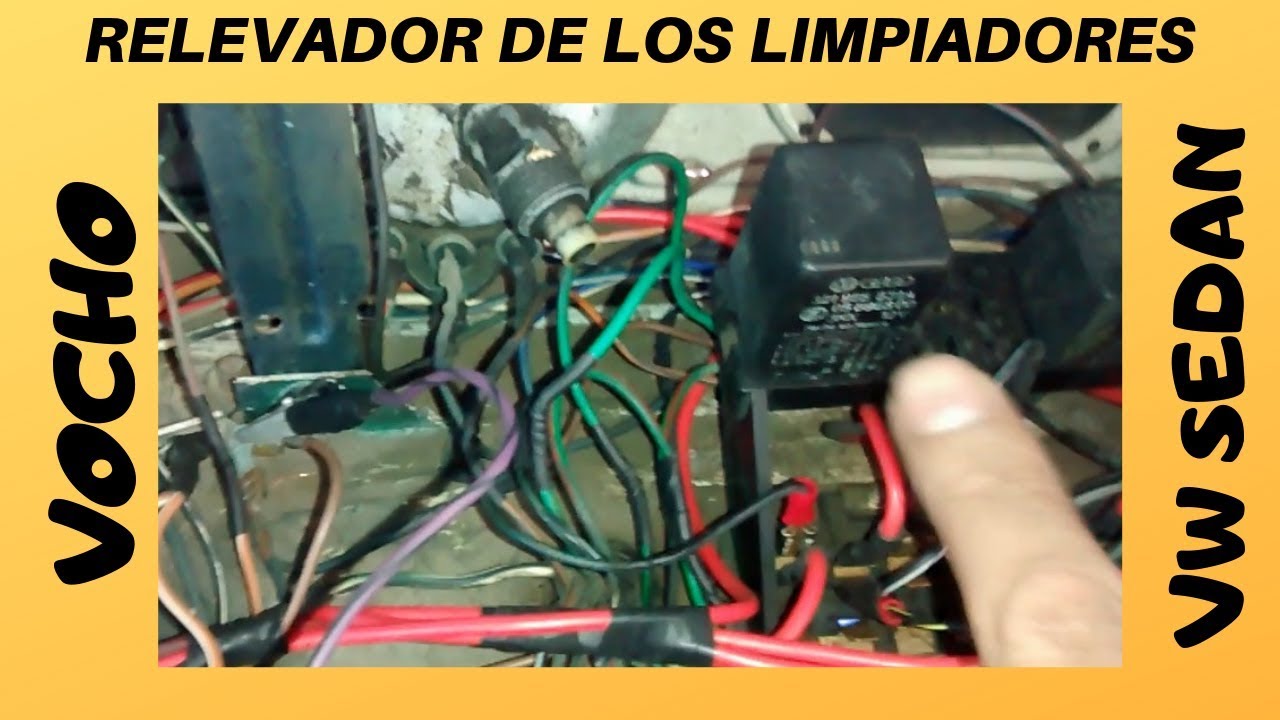Relevador De Los Limpiadores Del Vocho ¿para que sirve  ¿como probarlo