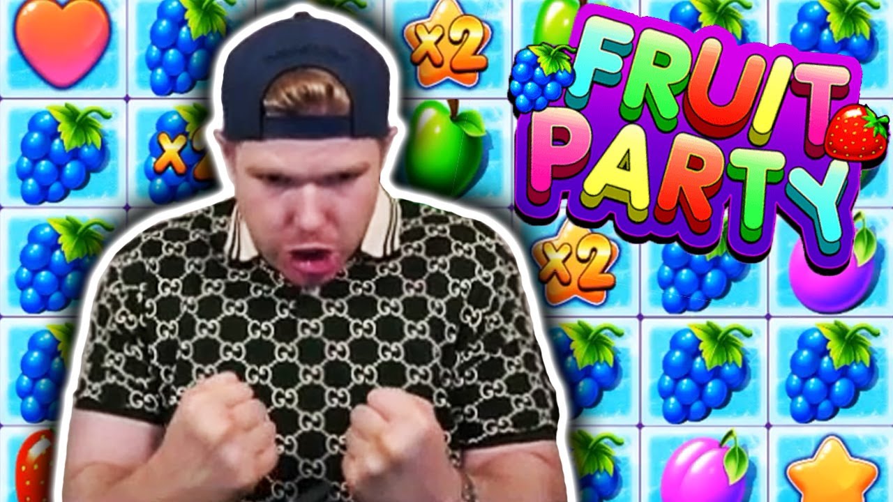 &euro;20 BET FREE SPINS BONUS on FRUIT PARTY - Casino Stream Big Win