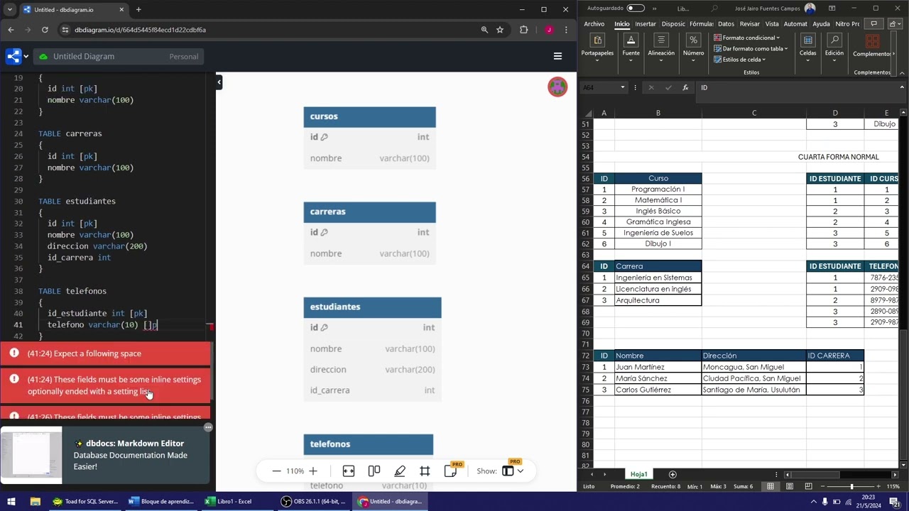 Tutorial de dbdiagram para Diseñar Diagramas Entidad Relación