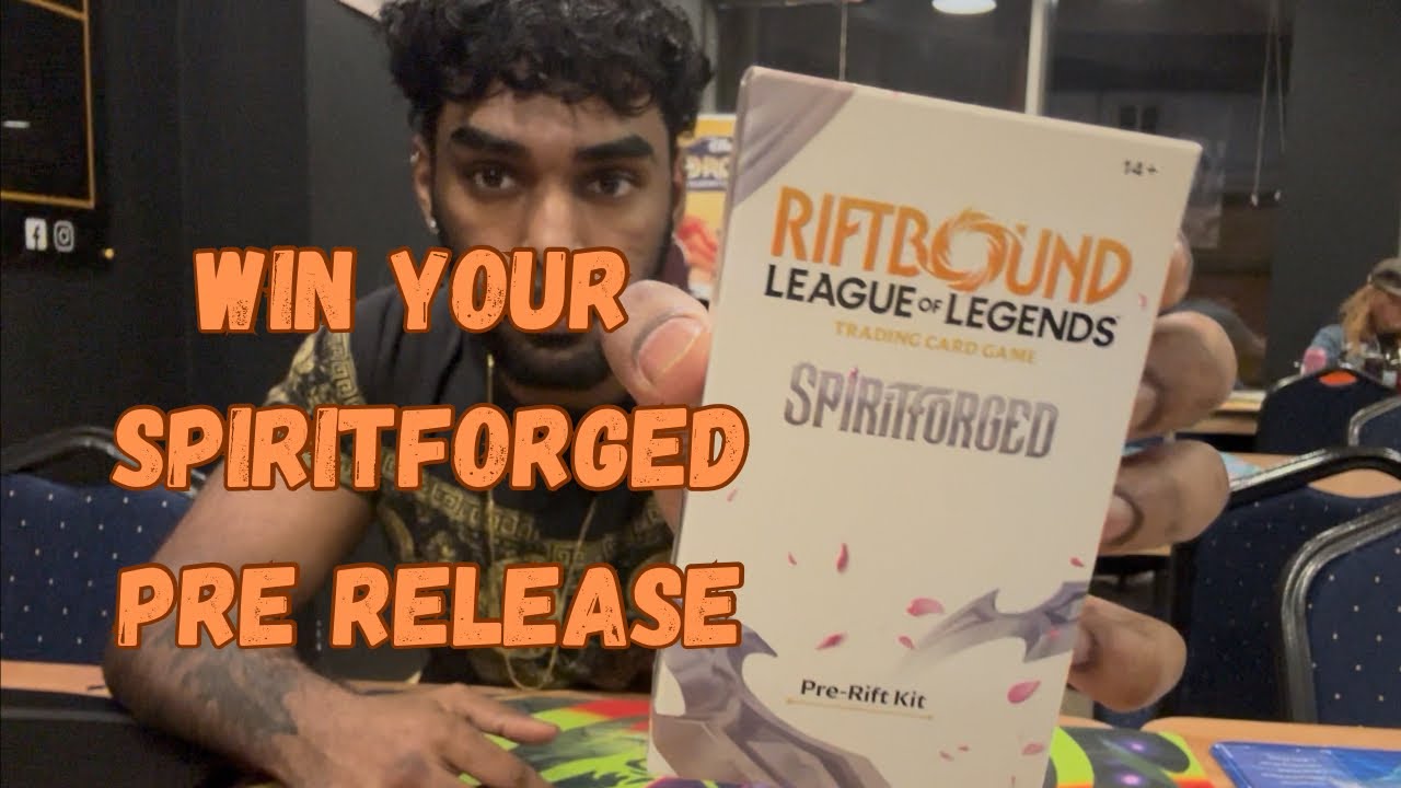 WIN YOUR SPIRITFORGED RIFTBOUND PRE RIFT RELEASE EVENT LEAGUE OF LEGENDS TCG