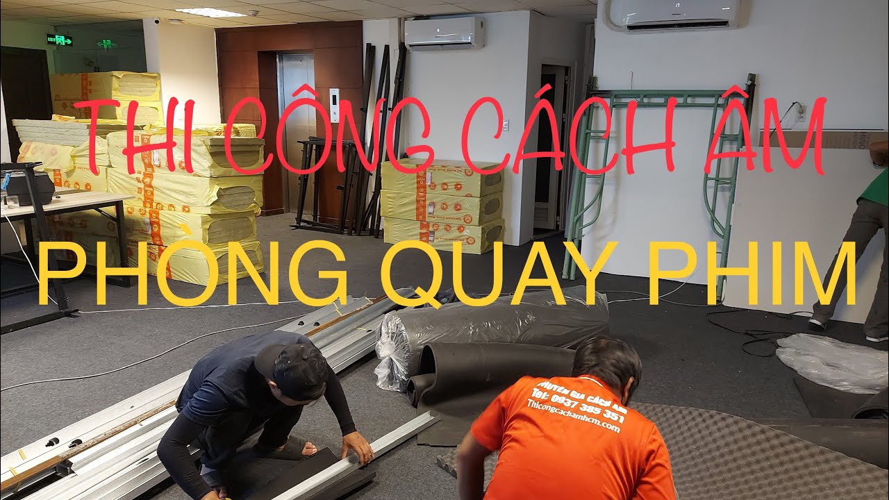 Chi Tiết Quá Trình Thi Công Cách Âm Phòng Thu Cho Vietourist Tại TP HCM
