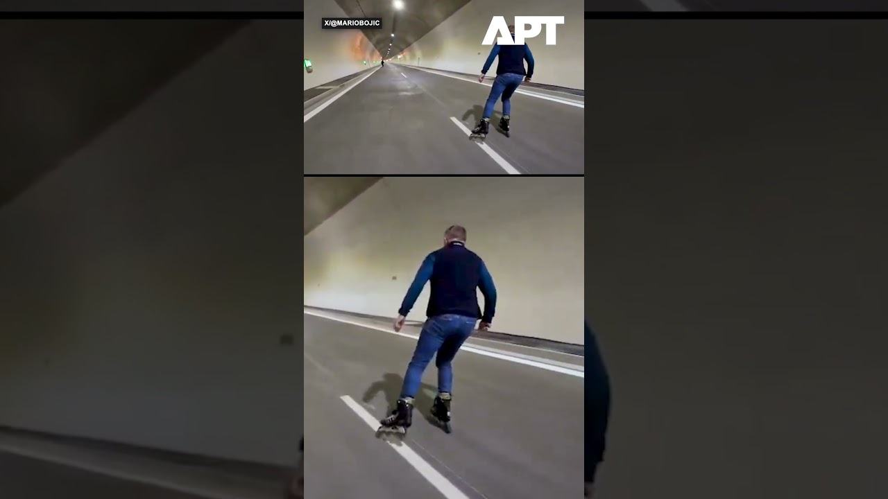 WATCH: Slovak PM Robert Fico Rollerblades Through Newly Opened 7.5km Vi&scaron;nove Tunnel | APT