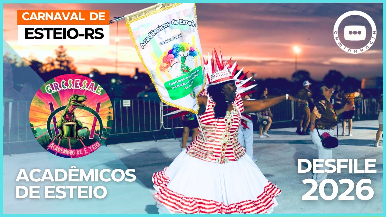 Desfile da Acad&ecirc;micos de Esteio no Carnaval de Esteio 2026