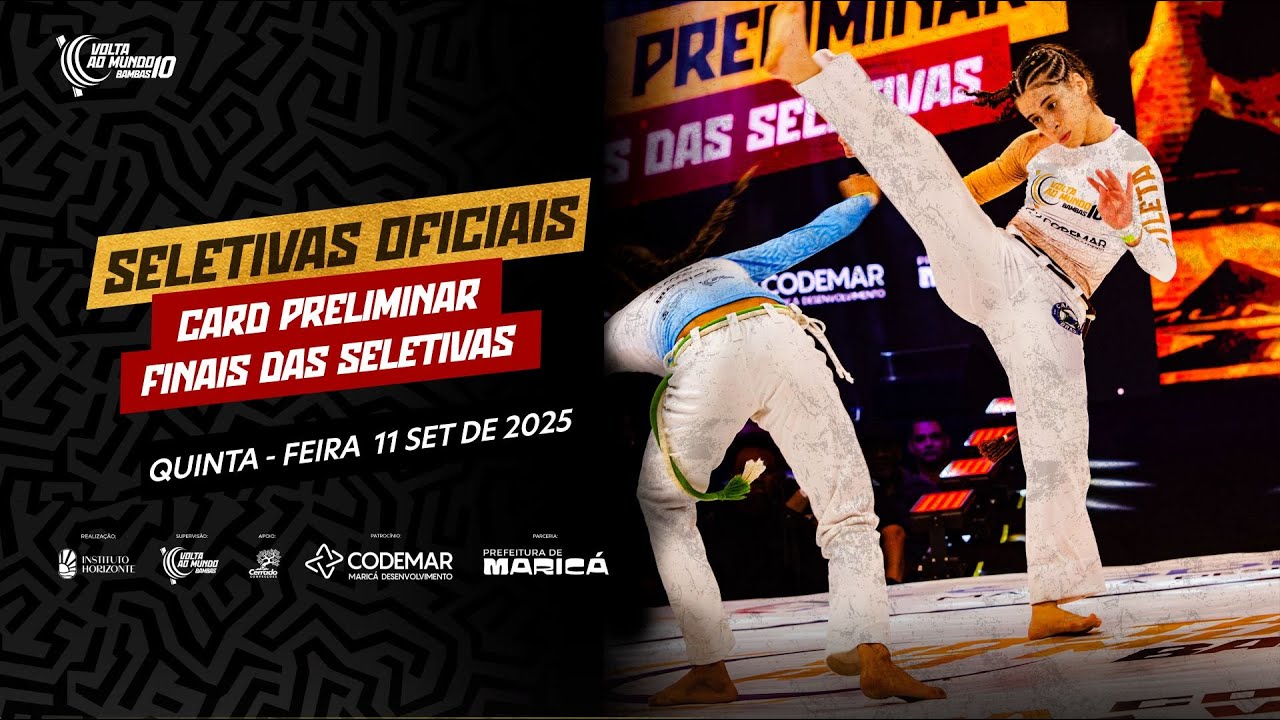 Final das Seletivas de Capoeira | Volta ao Mundo Bambas 10 - Maricá