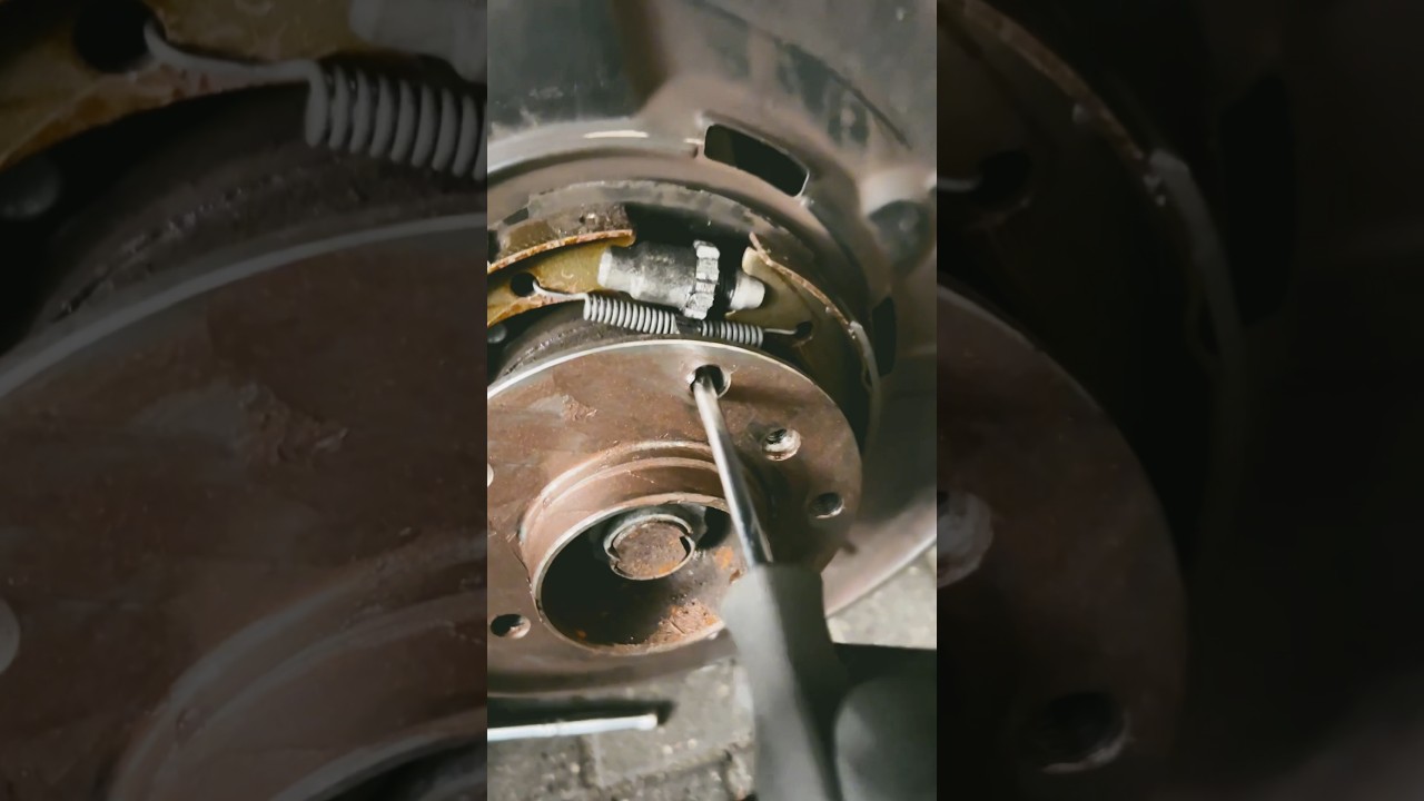 BMW  hand brake adjustment #automobile #bmw #cars #mechanic #uk