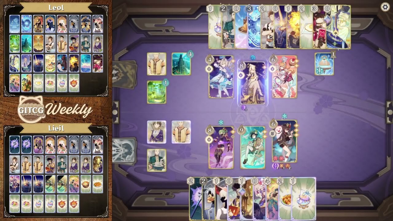 Leol vs Lieil | GITCG Luna III America Secret Santa Round of 16 | Genshin TCG Tournament