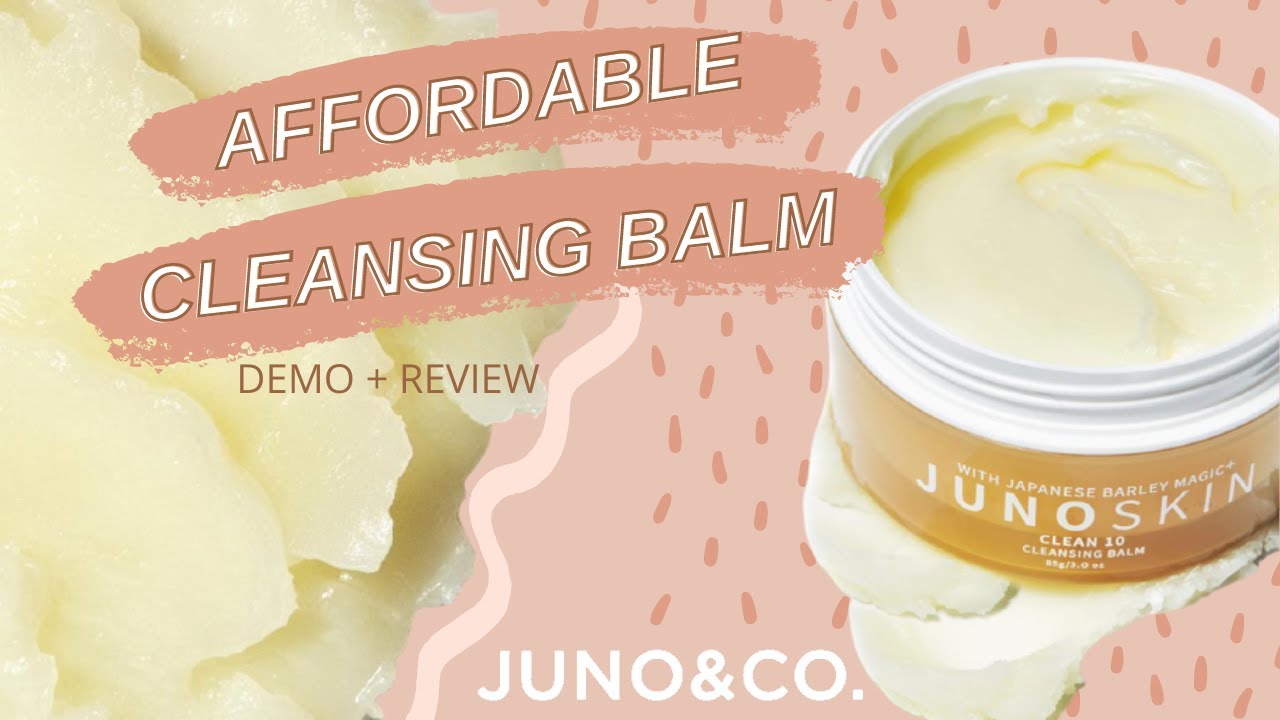 $14 Juno & Co Clean 10 Cleansing Balm Review| Affordable Cleansing Balm, How To Use Cleansing Balm
