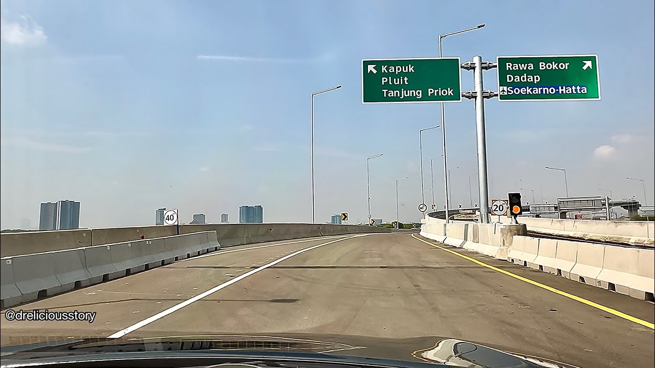 PIK 2 TOL KATARAJA SEDYATMO INTERCHANGE GATE 1 TO TOLL DALAM KOTA JAKARTA CONNECTION JUNE 2025