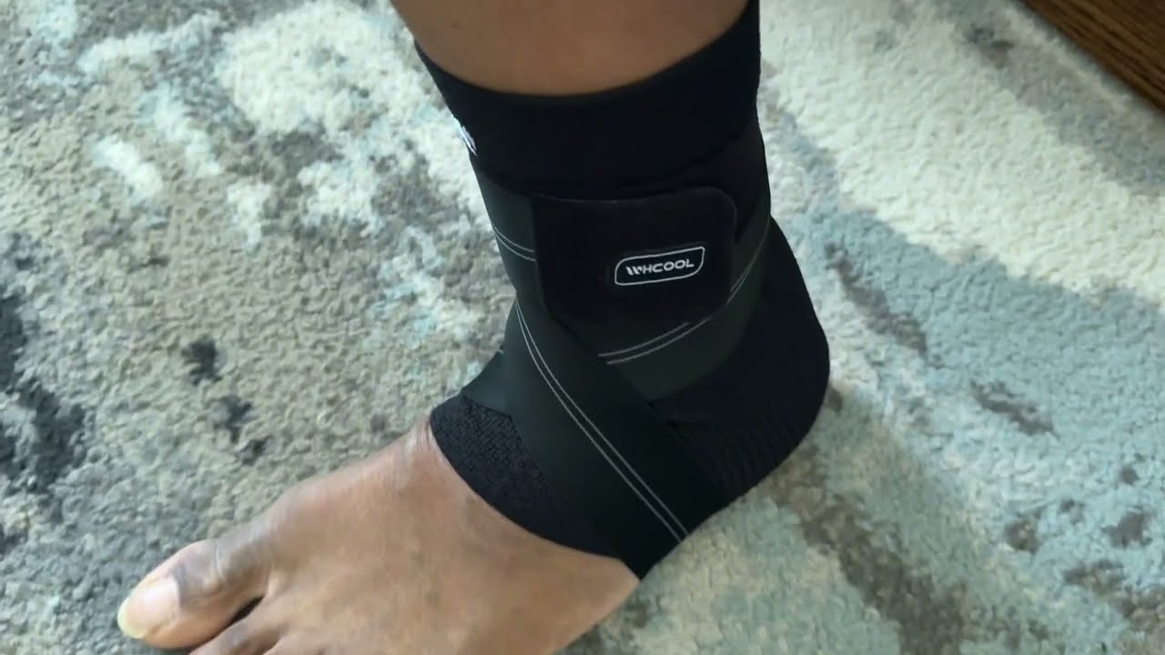 WHCOOL Flat Knitting Ankle Brace For Women&Men, 7 Zone Dynamic Compression Sleeve Review