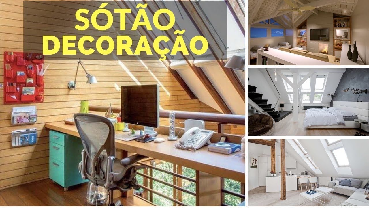 Decoração de sótão | Ideias Impressionantes