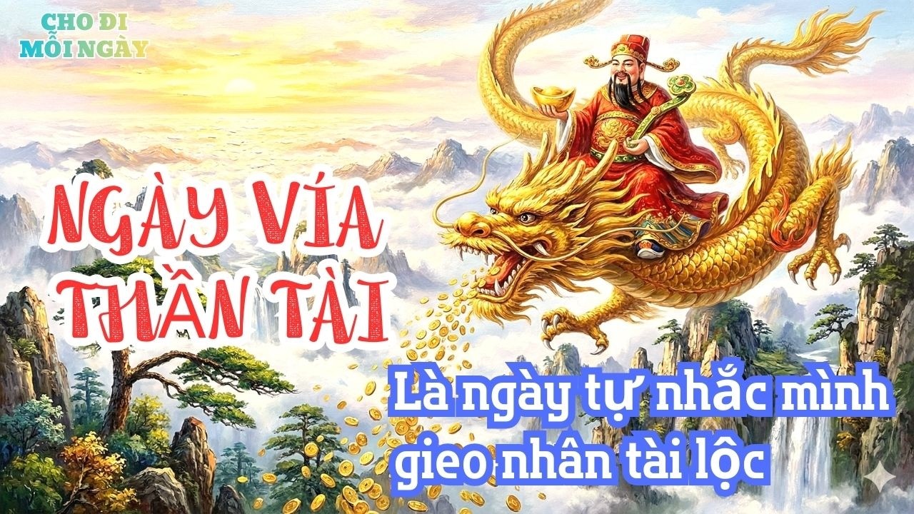 NGUỒN GỐC NGÀY VÍA THẦN TÀI #nuôidưỡngtâmhồn #buddha #phatphap #phatgiao #loiphatday #viathantai