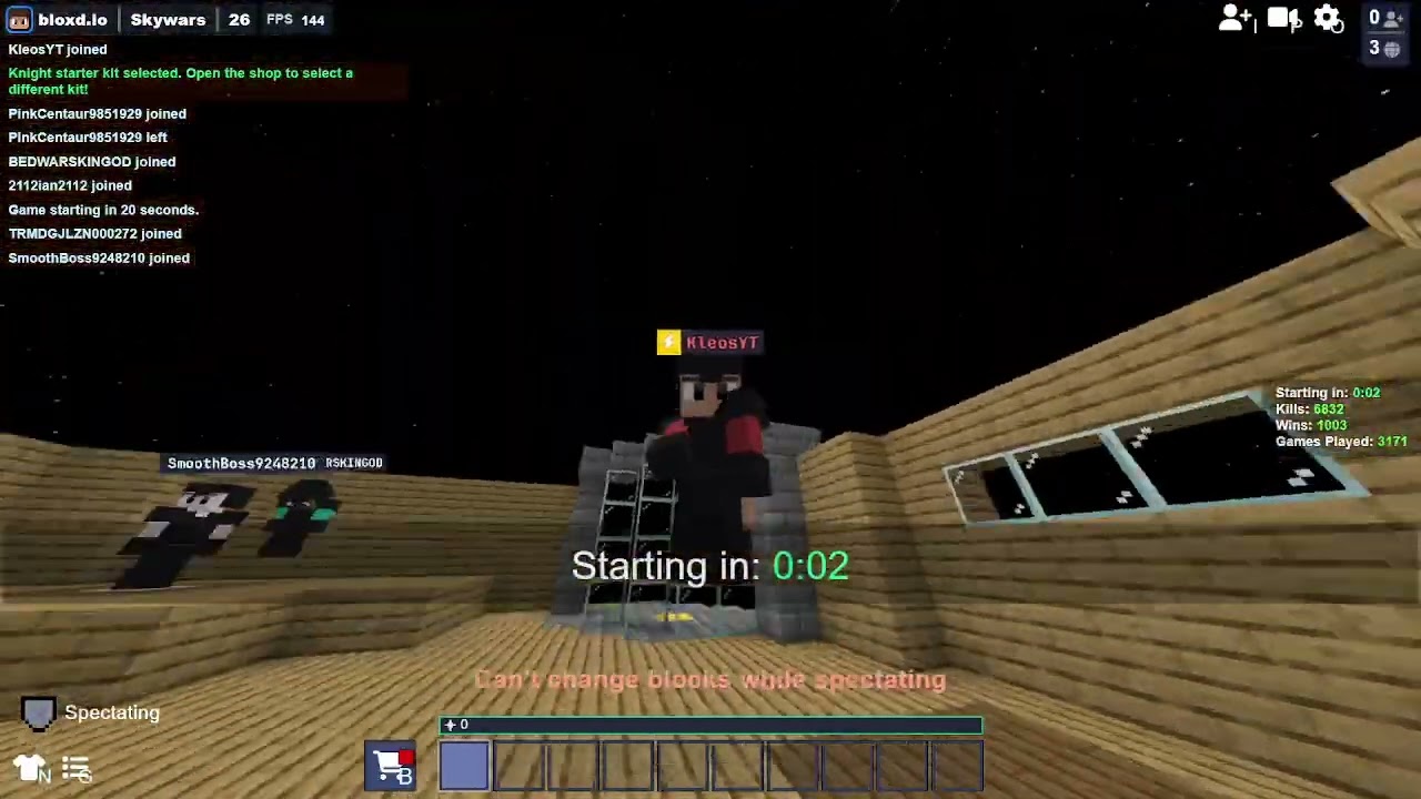 Over Average Skywars :)