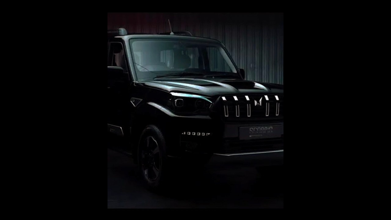 Black Scorpio Status 🖤#scorpio #blackscorpio #shorts #trending #scorpiodriving  #mahindrascorpio