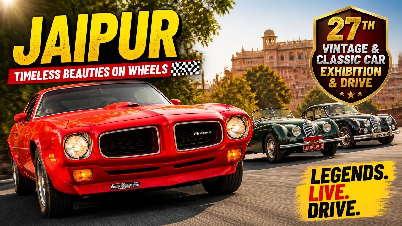 27th Vintage & Classic Car Exhibition & Drive | Timeless Beauties on Wheels 🏁