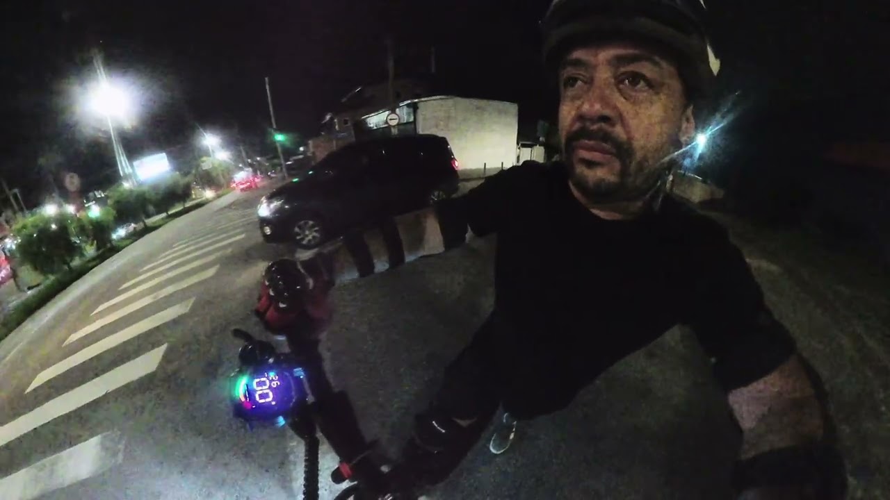 Testando maior patinete do Brasil dualtron City 