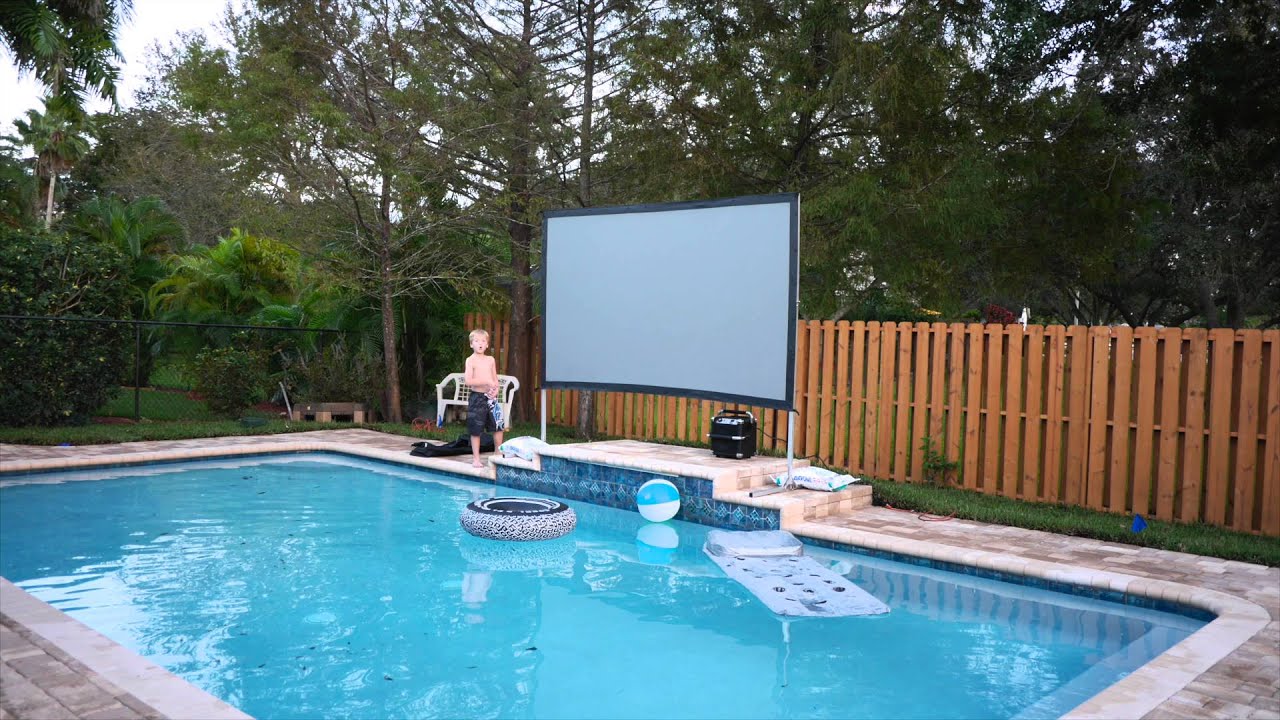 My backyard theater system | DIY Outdoor Movie Theater