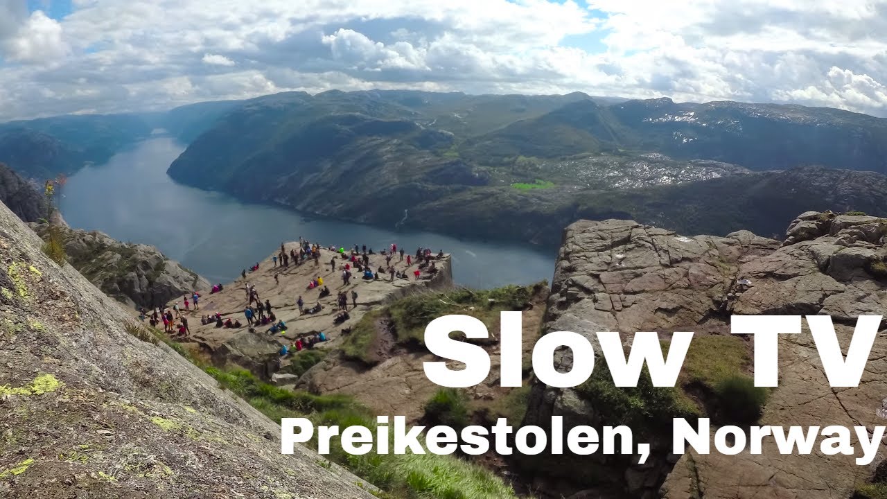 Slow TV - Preikestolen(Pulpit rock), Norway 4K