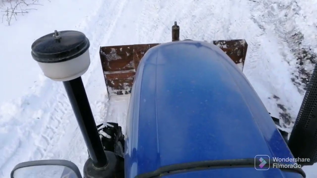 Самодельный отвал на минитрактор.